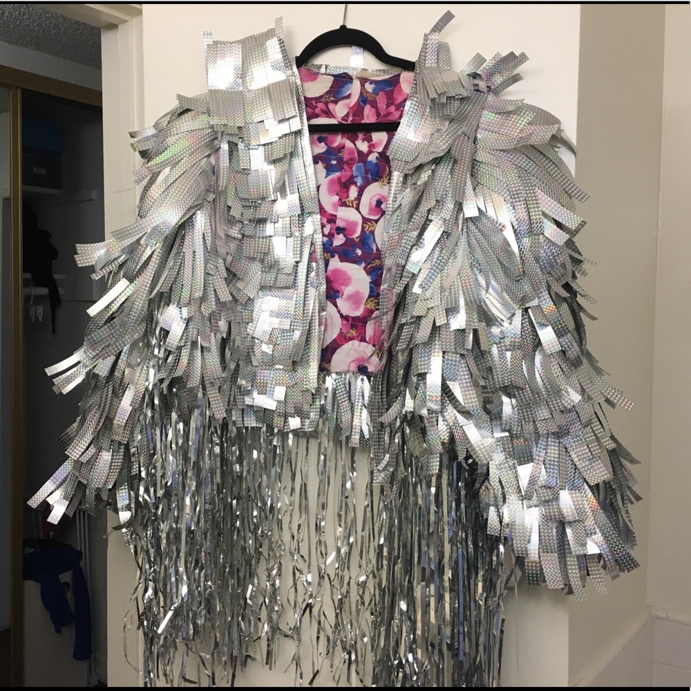 Handmade Holographic Festival Jacket Made To Order